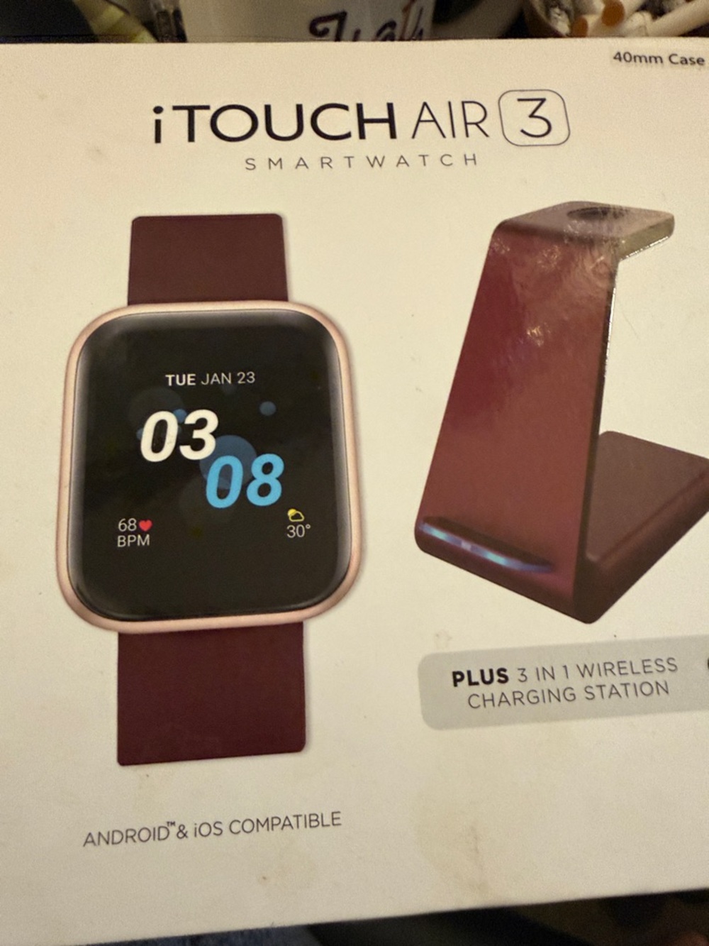 iTOUCH WEARABLES Smartwatch Box - White